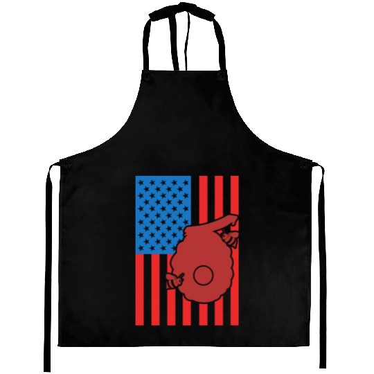 Beekeeping US Flag Aprons