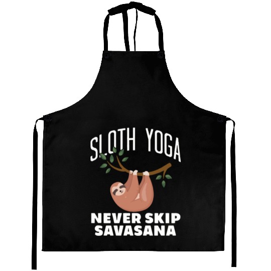 Sloth Yoga 1 Aprons