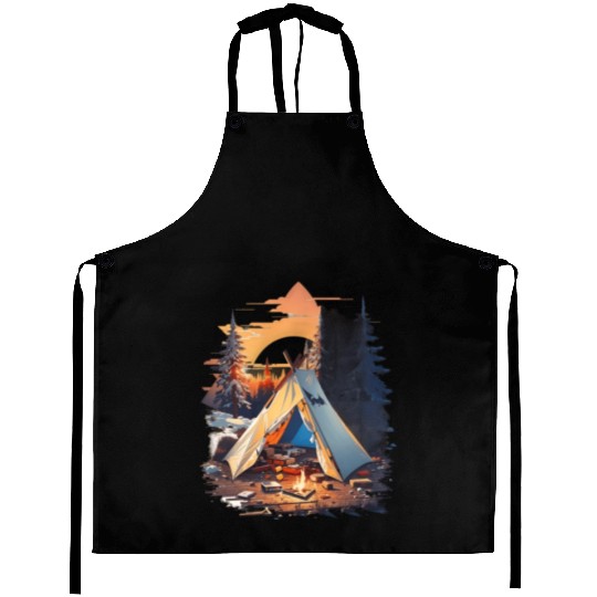 Ripped tent Unisex Aprons