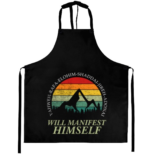 Yahweh - Will Manifest Himself Worshiper Inspiring Aprons