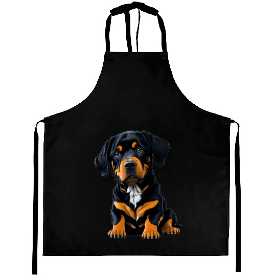 Rottweiler Puppy Dog Aprons