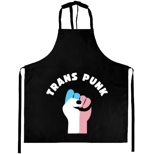 Trans Punk Transgender Pride Aprons