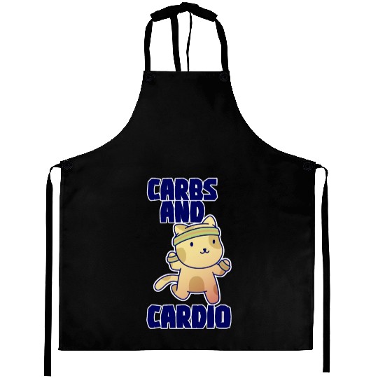 Carbs And Cardio 2 Aprons