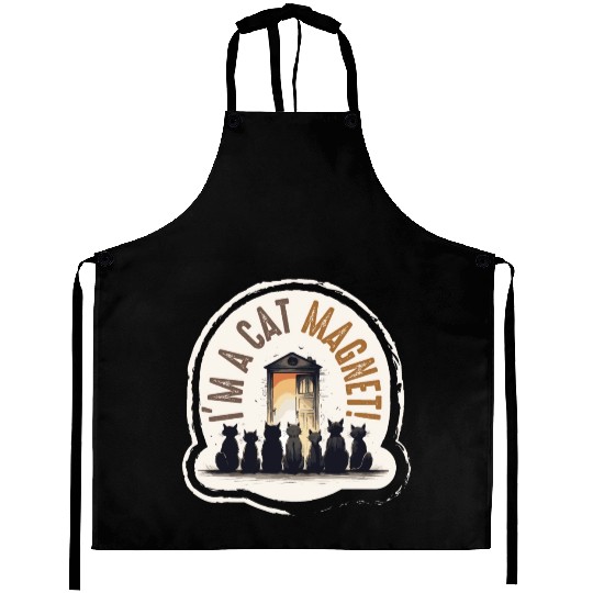 Cat magnet Aprons