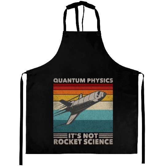 Funny Retro 80´s Rocket Science Quantum Physics Aprons