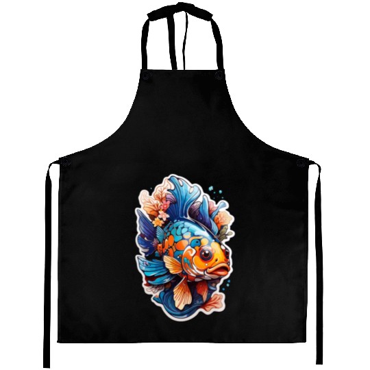 Mandarin Fish Kawaii Aprons