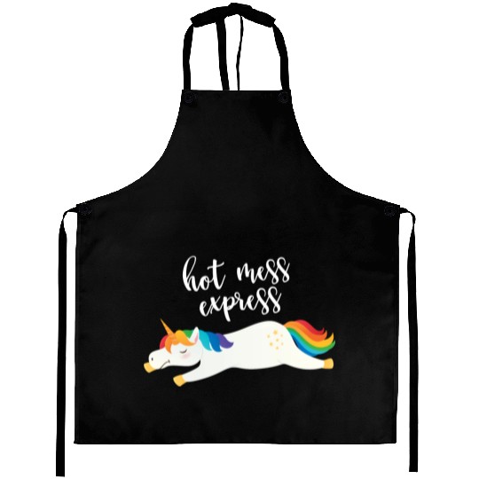 Hot Mess Express Magical Unicorn Aprons