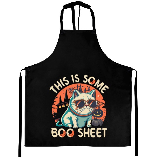 This is Boo Sheet Halloween Ghost Aprons