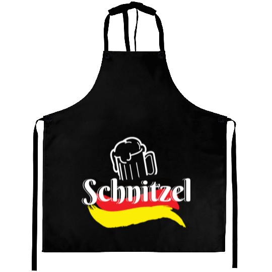 Schnitzel Germany Food Aprons