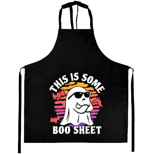 This Is Some Boo Sheet Halloween Ghost Aprons