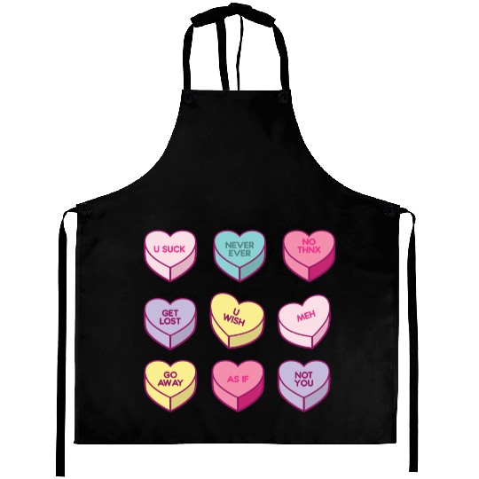Sassy Anti Valentines Day Conversation Candy Aprons