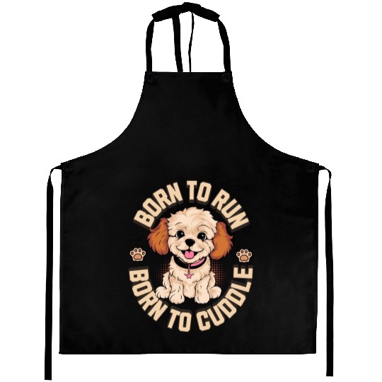Born to Run Born to Cuddle Aprons