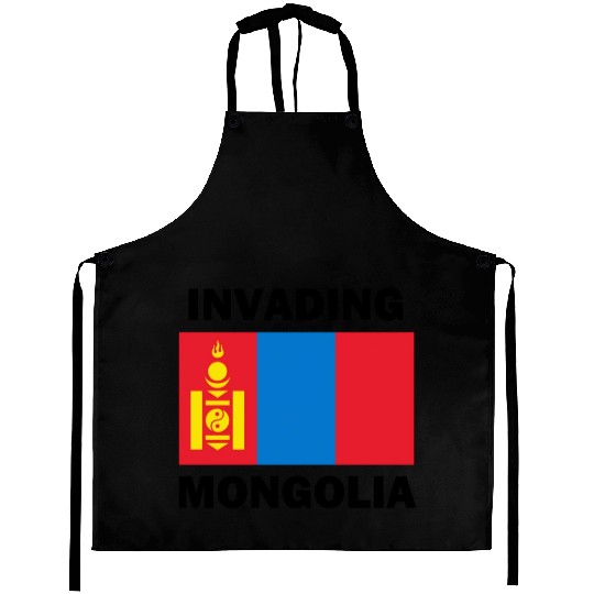 Invading Mongolia Aprons