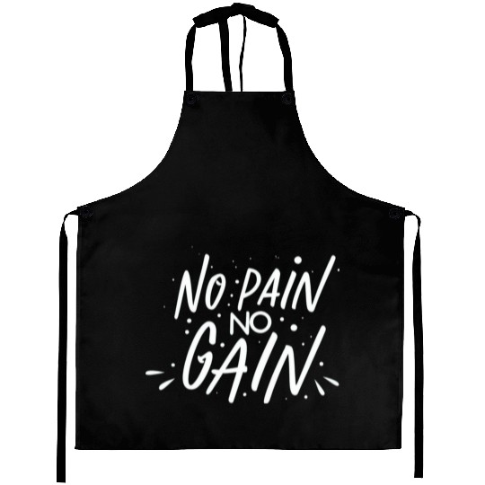 No Pain No Gain Aprons