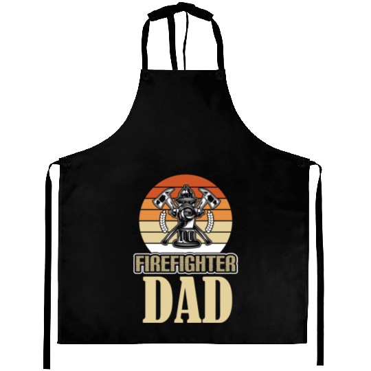 FIREFIGHTER DAD Aprons