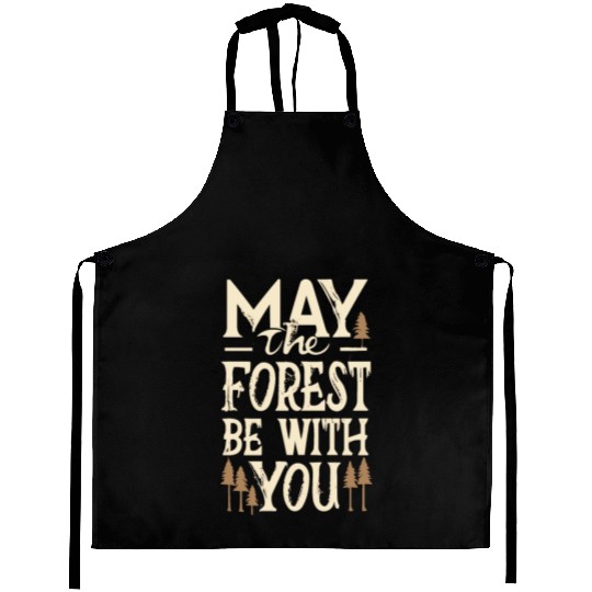 May the Forest Be with You Aprons