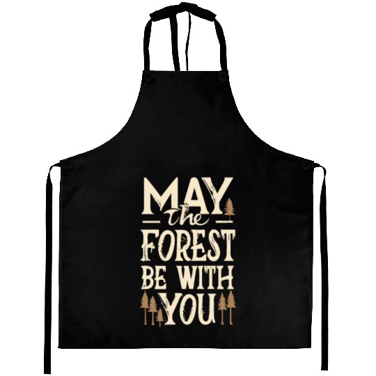 May the Forest Be with You Aprons