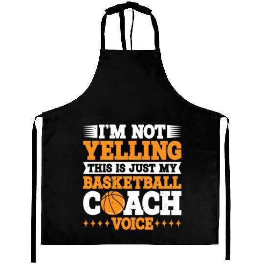 This Is Just My Basketball Coach Voice 3 Aprons