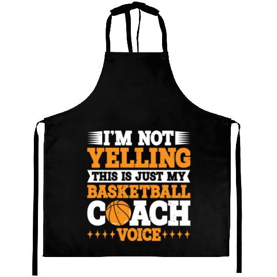 This Is Just My Basketball Coach Voice 3 Aprons