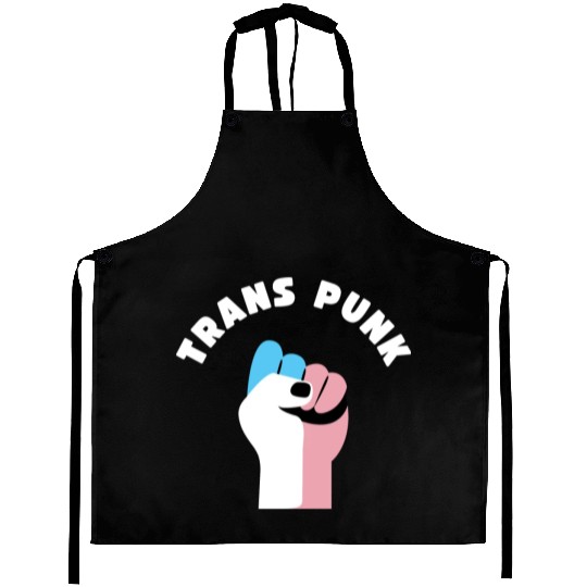 Trans Punk Transgender Pride Aprons