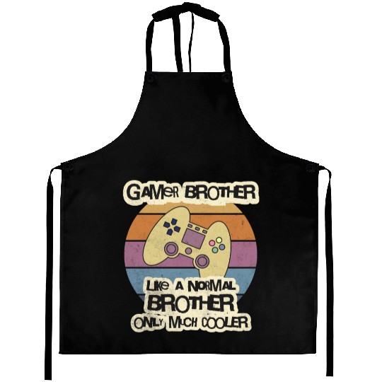 Gamer Brother Aprons Gift for Brother Aprons Aprons