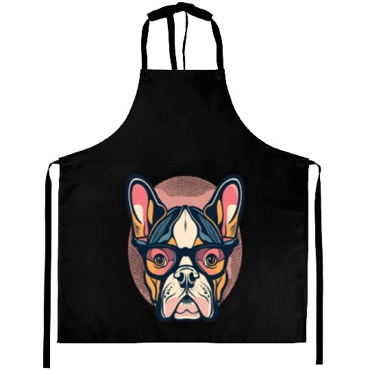 FRENCH BULLDOG DOG LOVERS Aprons