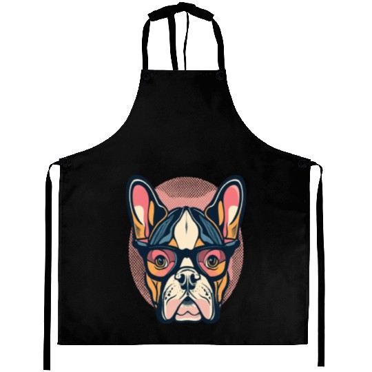 FRENCH BULLDOG DOG LOVERS Aprons