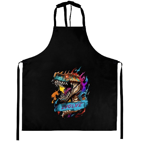 Roaring Evolution Aprons