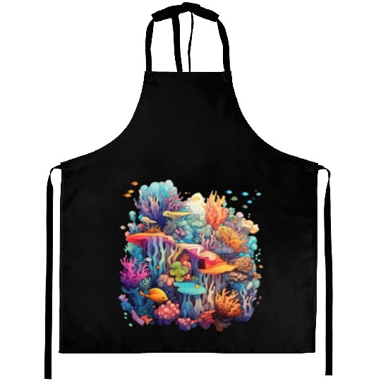 Coral Kaleidoscope: Nature's Mosaic Aprons
