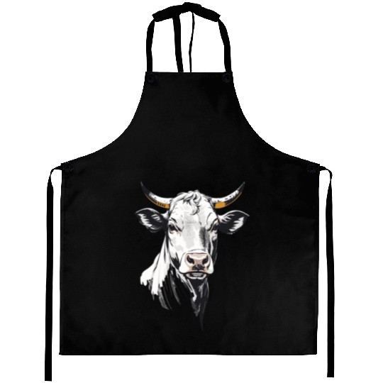 Cow retro Aprons