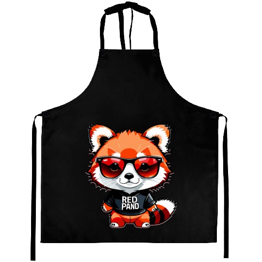 Chibi Red Panda Cub Aprons