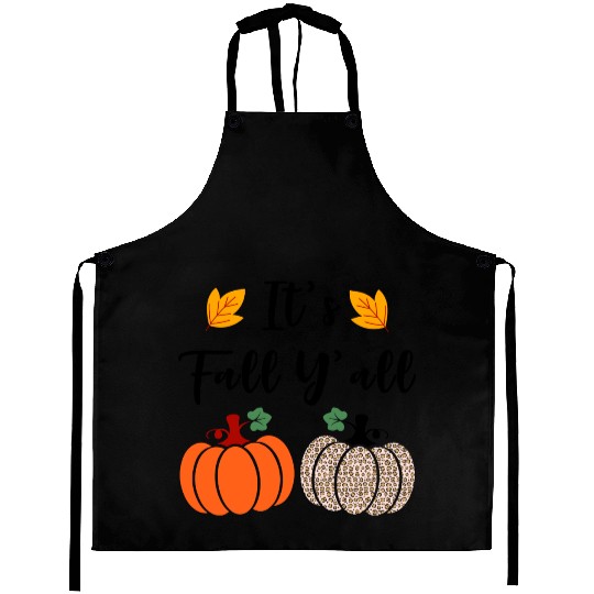 It s Fall Y all Cute Gnomes Pumpkin Spice Season Aprons