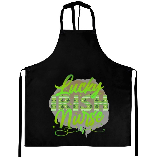 Lucky Irish Nurse Aprons