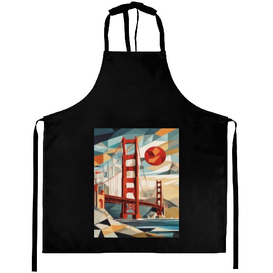 Golden Gate Bridge California Aprons, Golden Gate