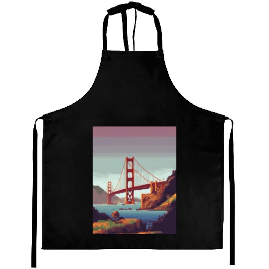Golden Gate Bridge California Aprons, Golden Gate