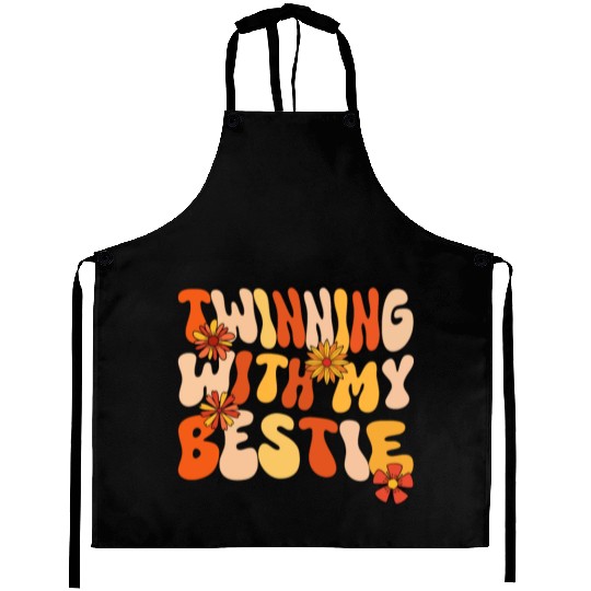 Twinning With My Bestie Spirit Week Twin Day Aprons