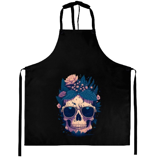 Floral Skull | C03 Aprons