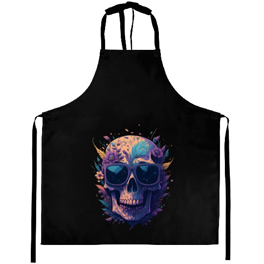 Floral Skull | C08 Aprons