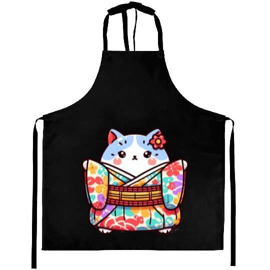 Japanese cat or Neko Aprons