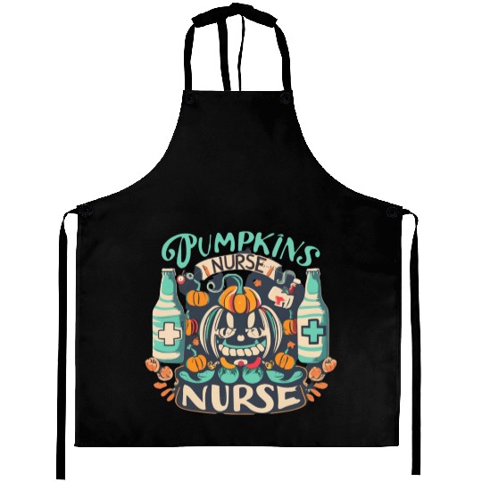 Pumpkin Nurse Aprons