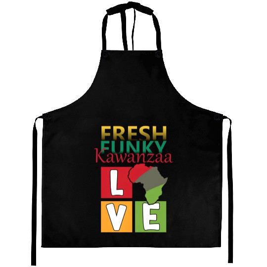 Kwanzaa Celebration with a Fresh Funky Twist Aprons