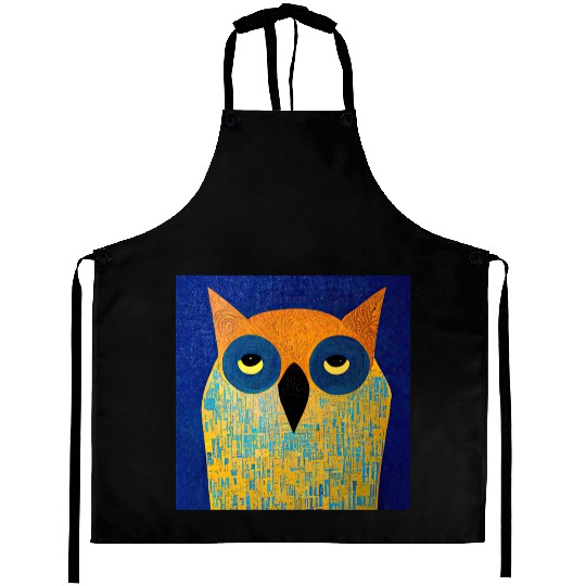 Mod Owl: Bored Owl Aprons