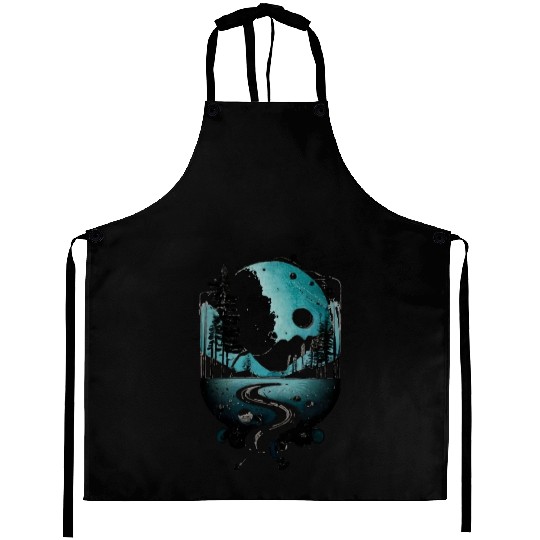 Ink Abstract Aprons