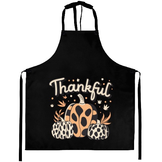 Thankful Thanksgiving Fall Vibes Aprons