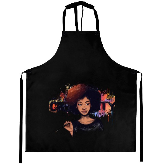 Creative Artist Portrait Aprons