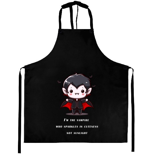 Cute Little Halloween Vampire Aprons