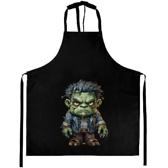 Halloween Frankie's Playful Monster Mash Aprons