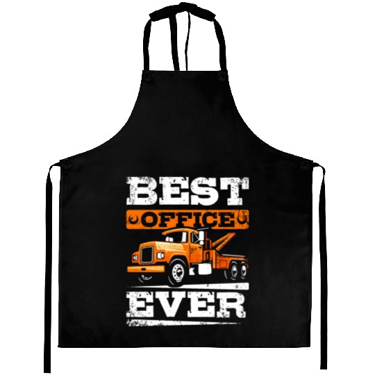 Best office ever Tow truck Aprons