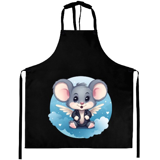Mouse Angel Wings Rat Aprons