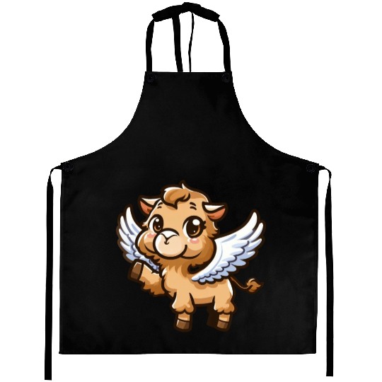 Angel Camel: Heavenly Comic Style Aprons